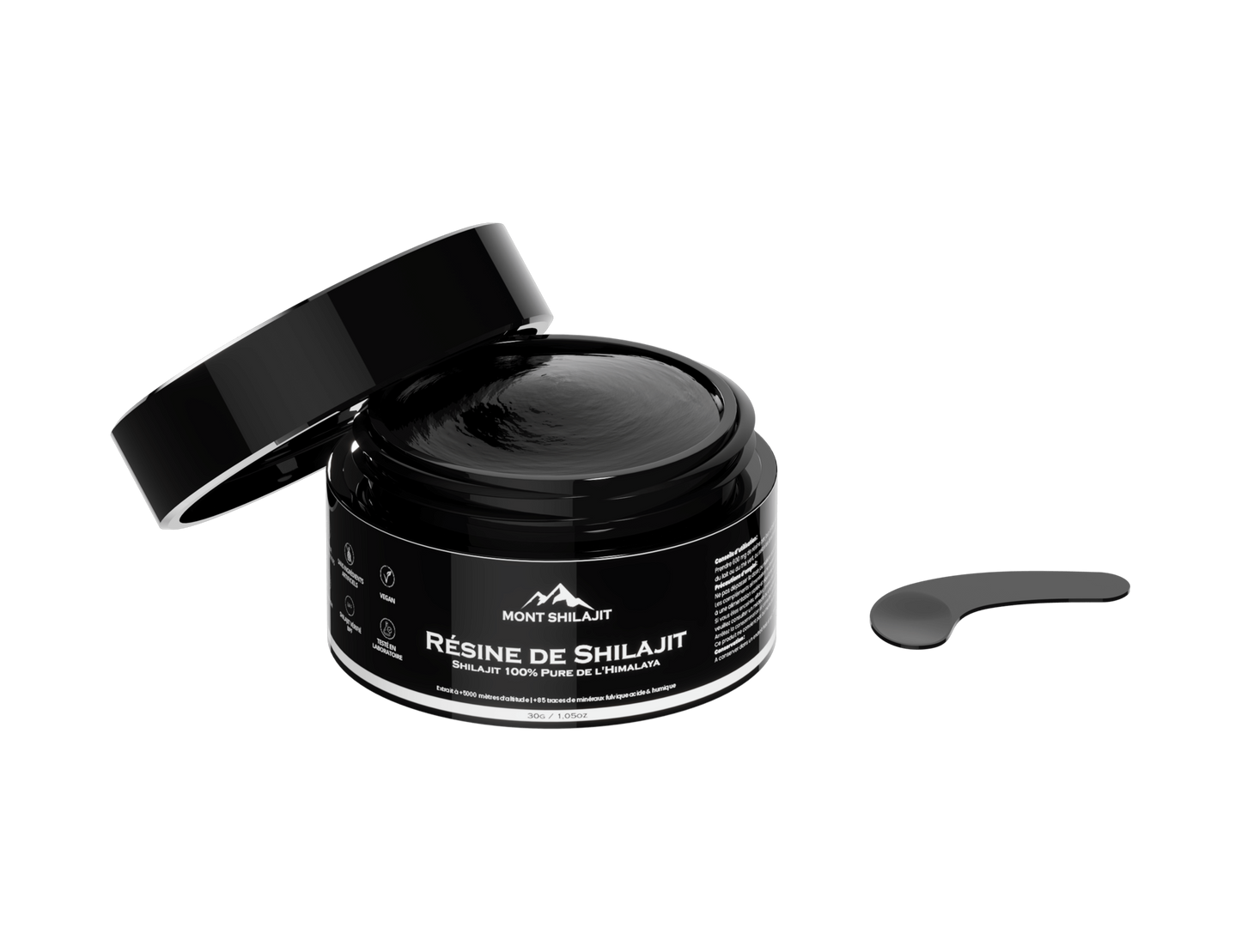 Shilajit pure d'Himalaya Résine Bio 100% Naturelle