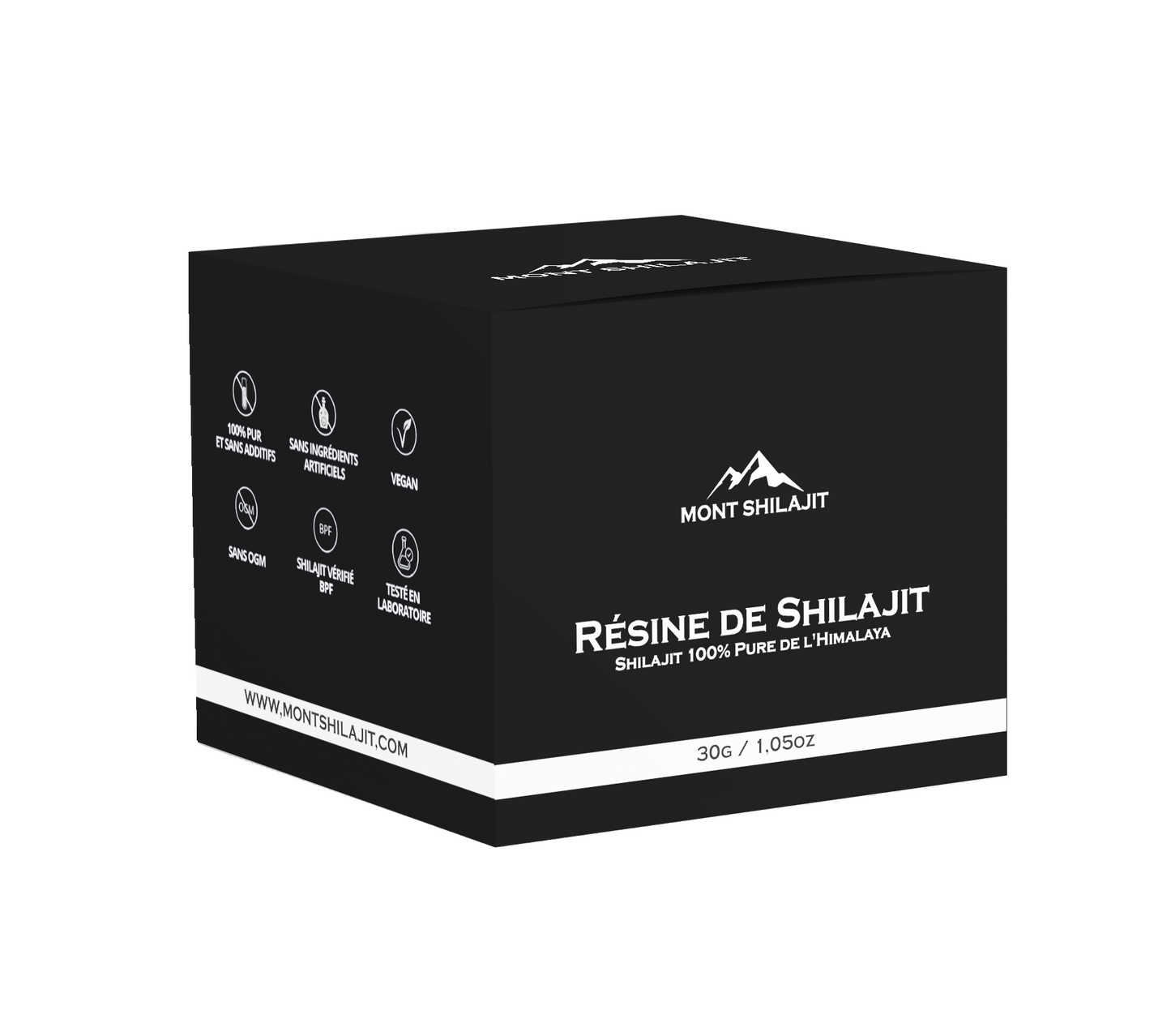 Shilajit pure d'Himalaya Résine Bio 100% Naturelle