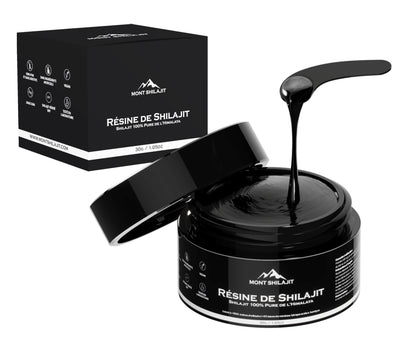 Shilajit pure d'Himalaya Résine Bio 100% Naturelle