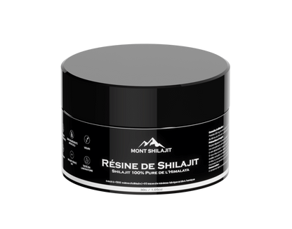 Shilajit pure d'Himalaya Résine Bio 100% Naturelle
